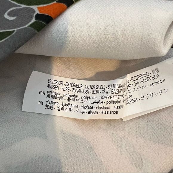 Zara Printed Multicolored A-Line Mini Dress with Accent Belt - Picture 7 of 8